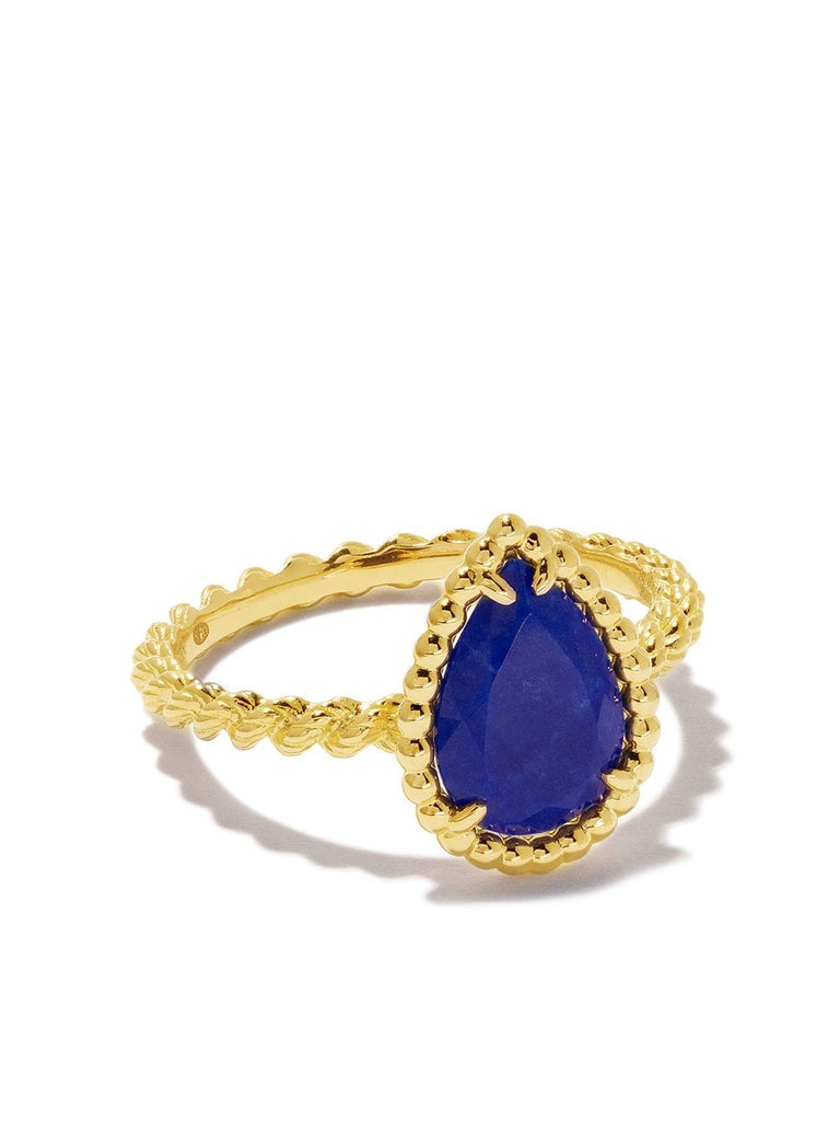 18kt yellow gold Serpent Bohème lapis lazuli ring