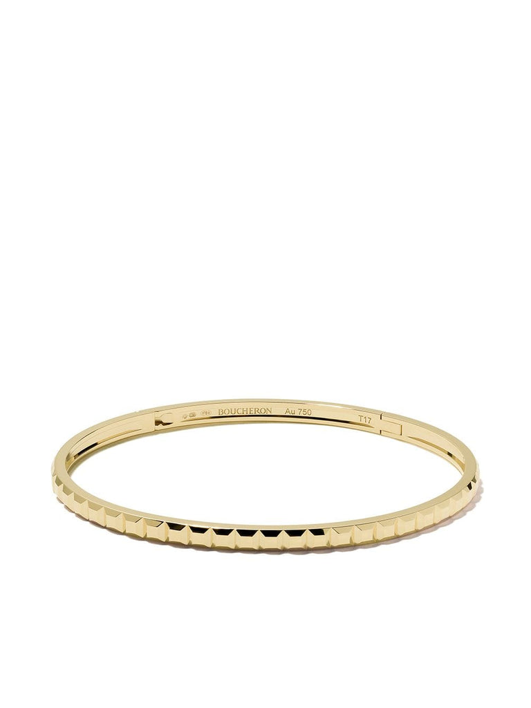 18kt yellow gold Quatre Clou de Paris bangle