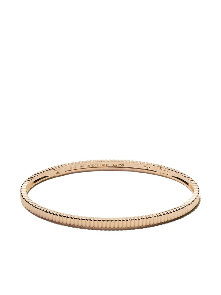 18kt rose  gold Quatre Grosgrain bangle