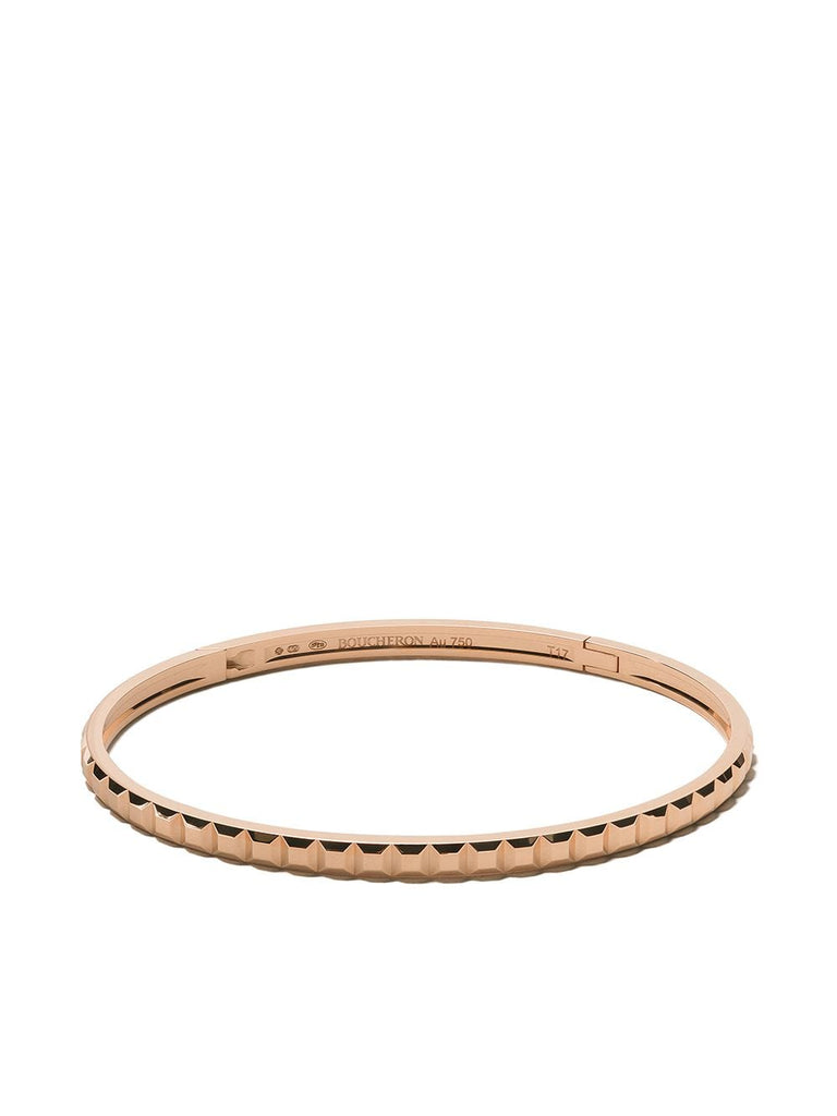 18kt rose  gold Quatre Clou de Paris bangle