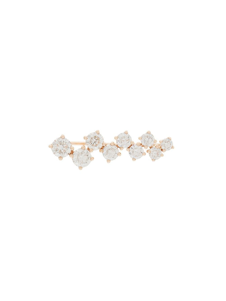 18kt rose gold EVA diamond ear cuff