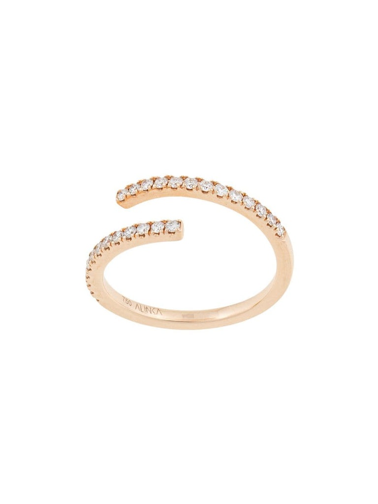 18kt yellow gold ECLIPSE diamond ring