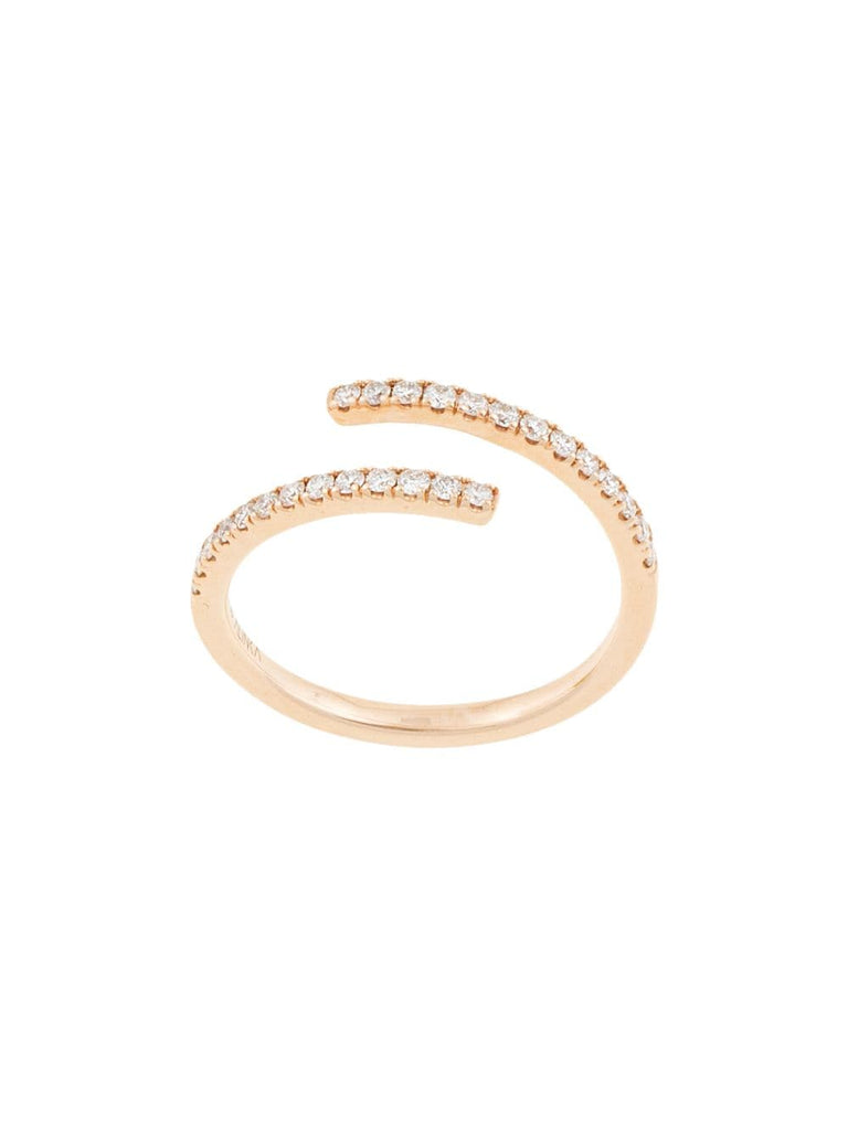 18kt rose gold ECLIPSE diamond ring