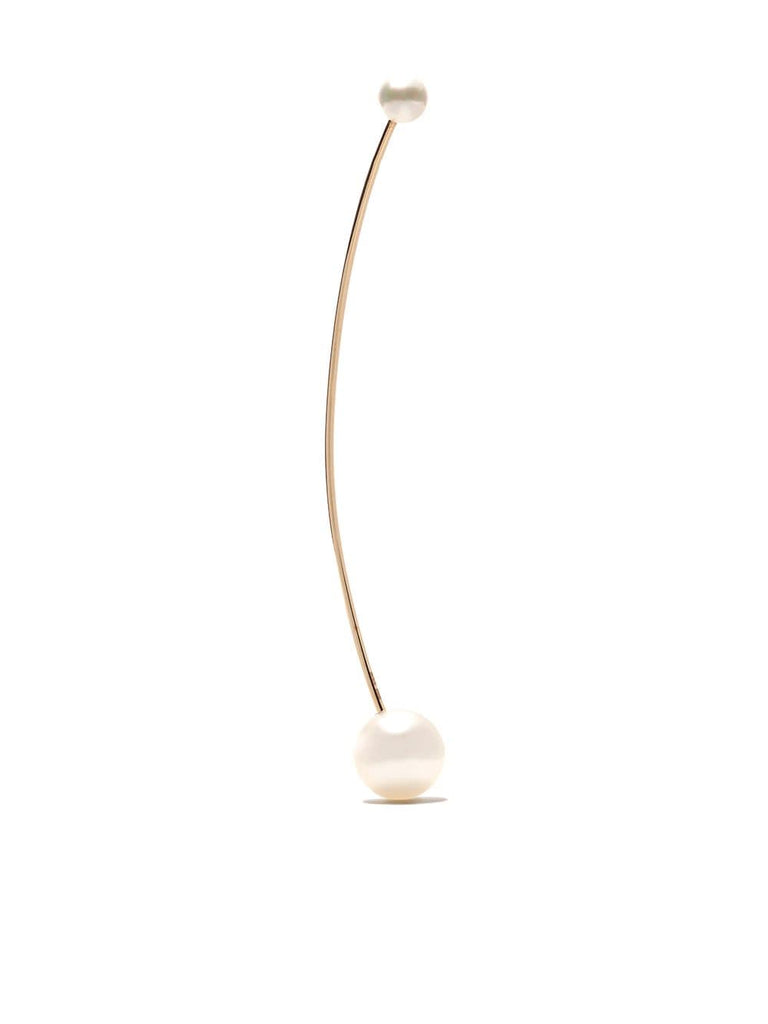 14kt yellow gold Elipse Lounge pearl earring