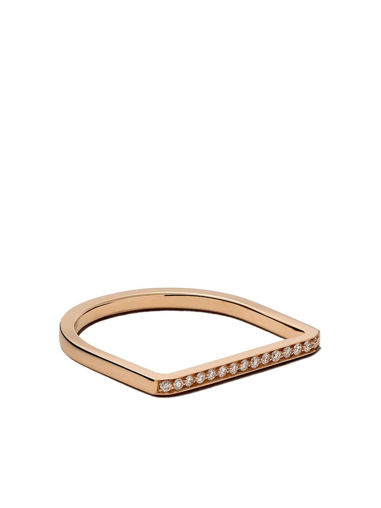 18kt rose gold and diamond Medellin ring