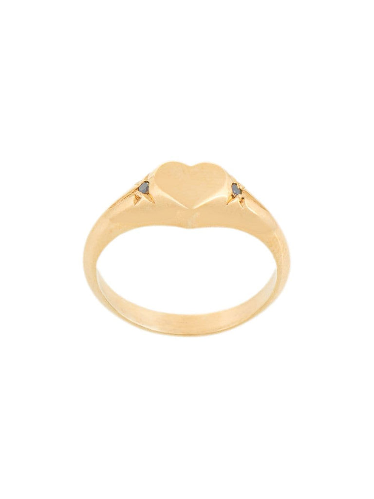 heart signet ring