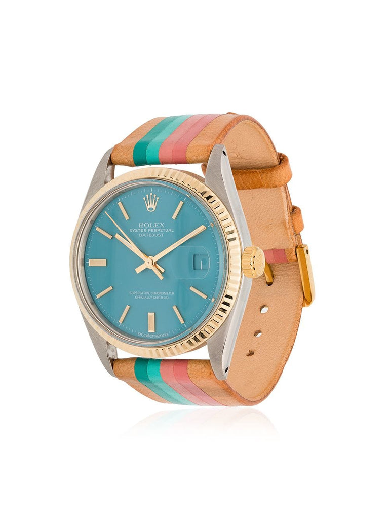 multicoloured rolex marine 36 mm watch