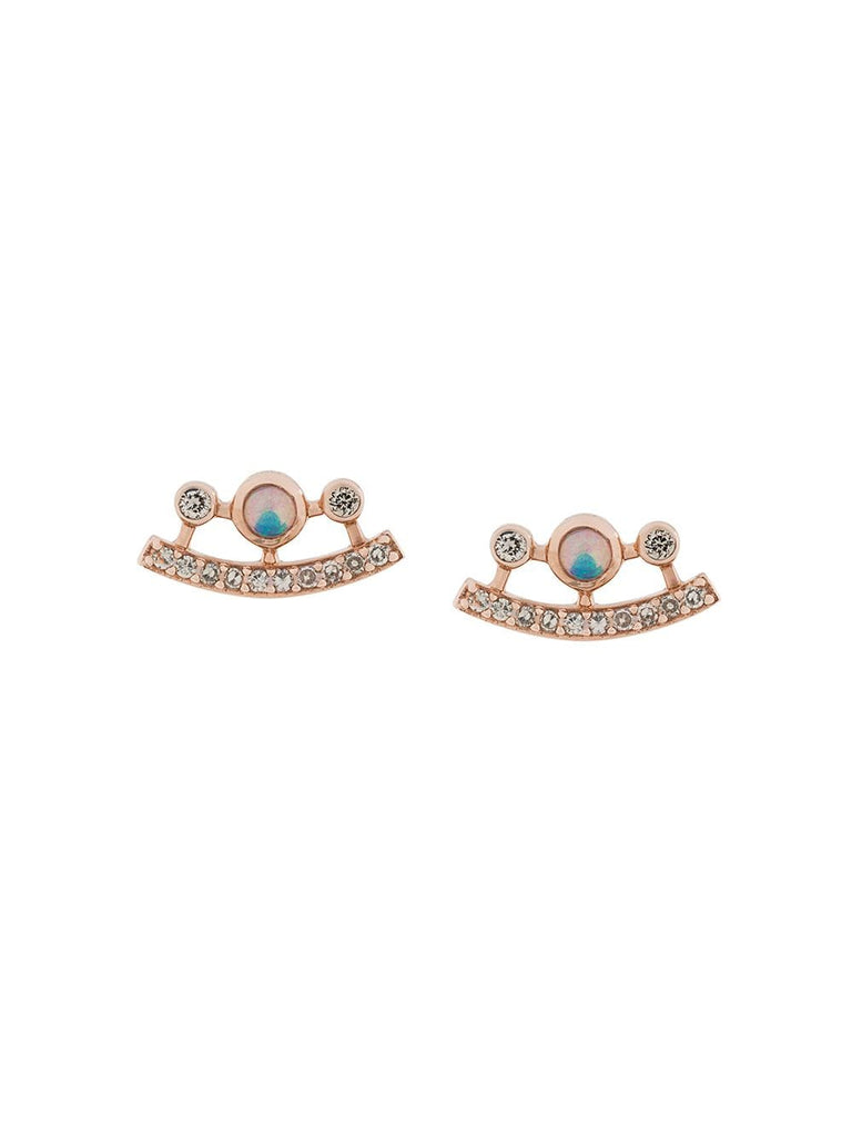 Icon Nova Ellipse Opal earrings