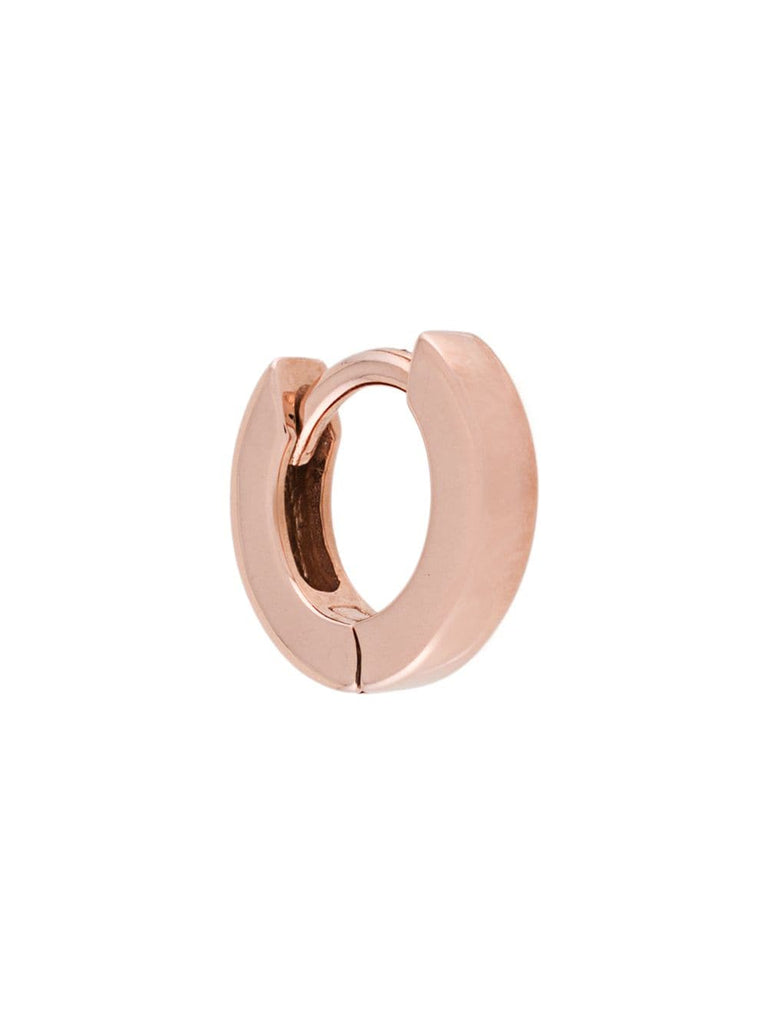 9kt rose gold huggie hoop