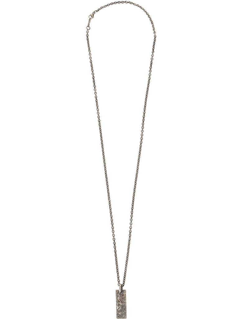 diamond embellished necklace