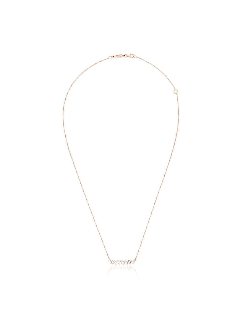 Diamond and 18K rose gold Fireworks necklace