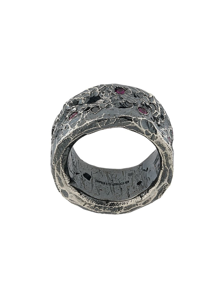 diamond & ruby Splendour ring