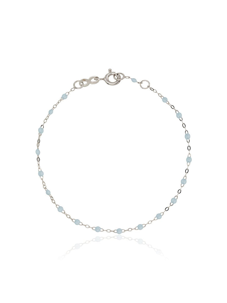 18k white gold blue bracelet