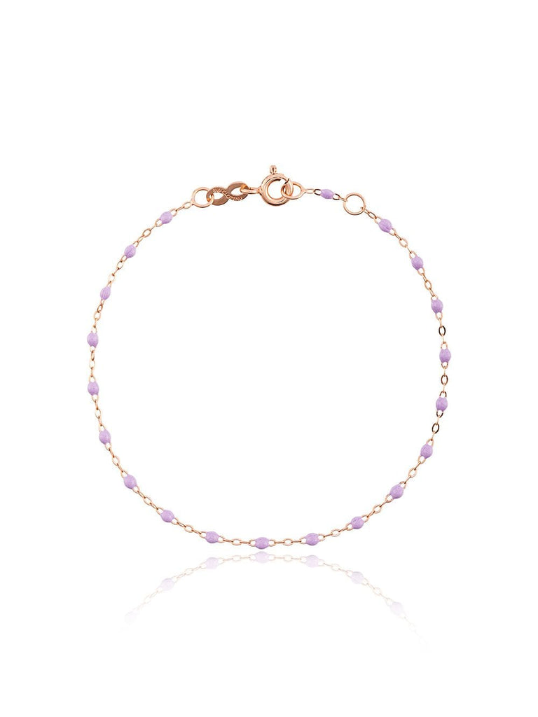 lilac RG bead rose gold bracelet