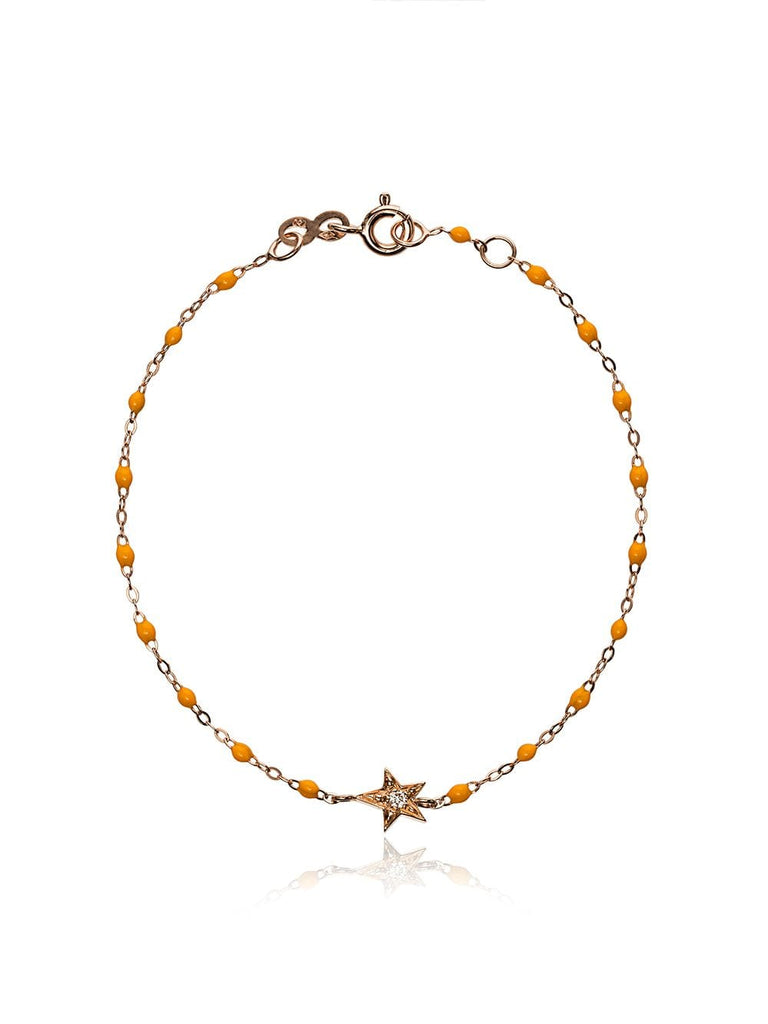 yellow RG star diamond and rose gold bracelet