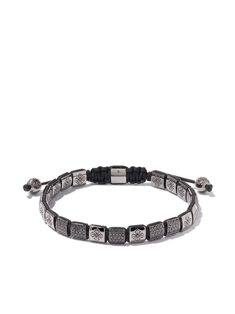 18kt white gold & black diamond Lock bracelet