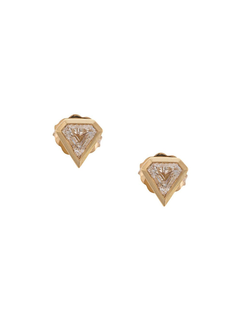 Shield diamond studs