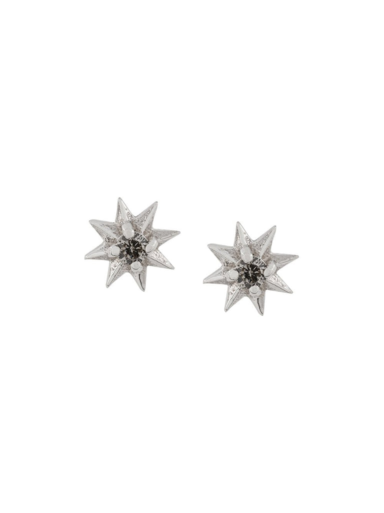 Diamond shooting star stid earrings