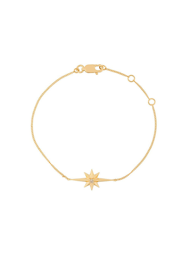 Diamond shooting star bracelet