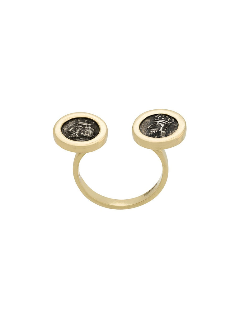 Kings of Persis Coin 18kt gold ring