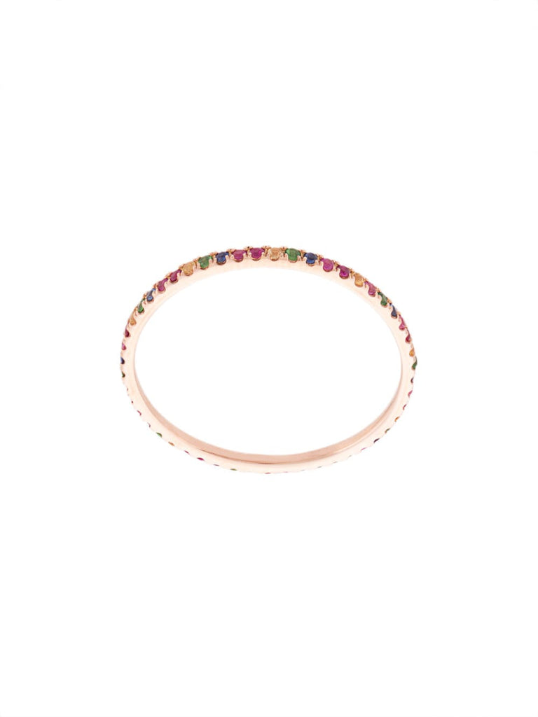 Rainbow eternity ring