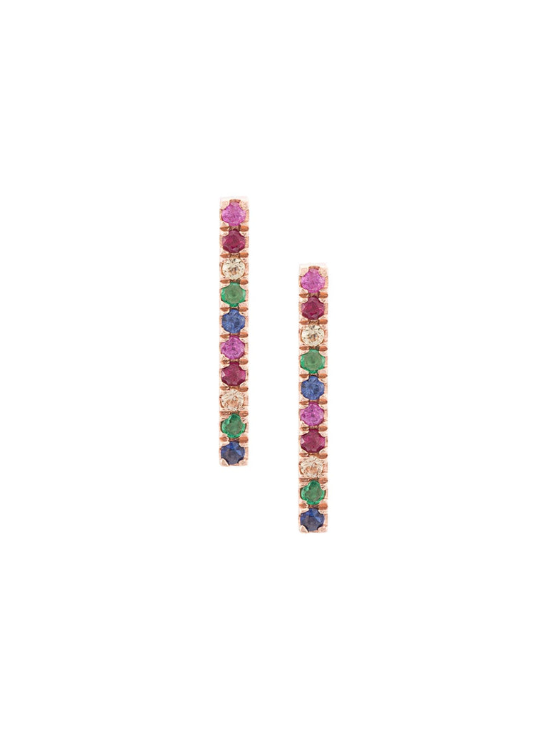 Rainbow bar earrings