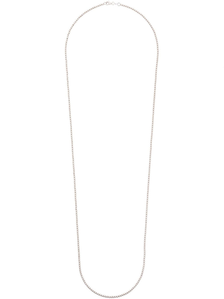 18kt white gold Long Disco Ball necklace