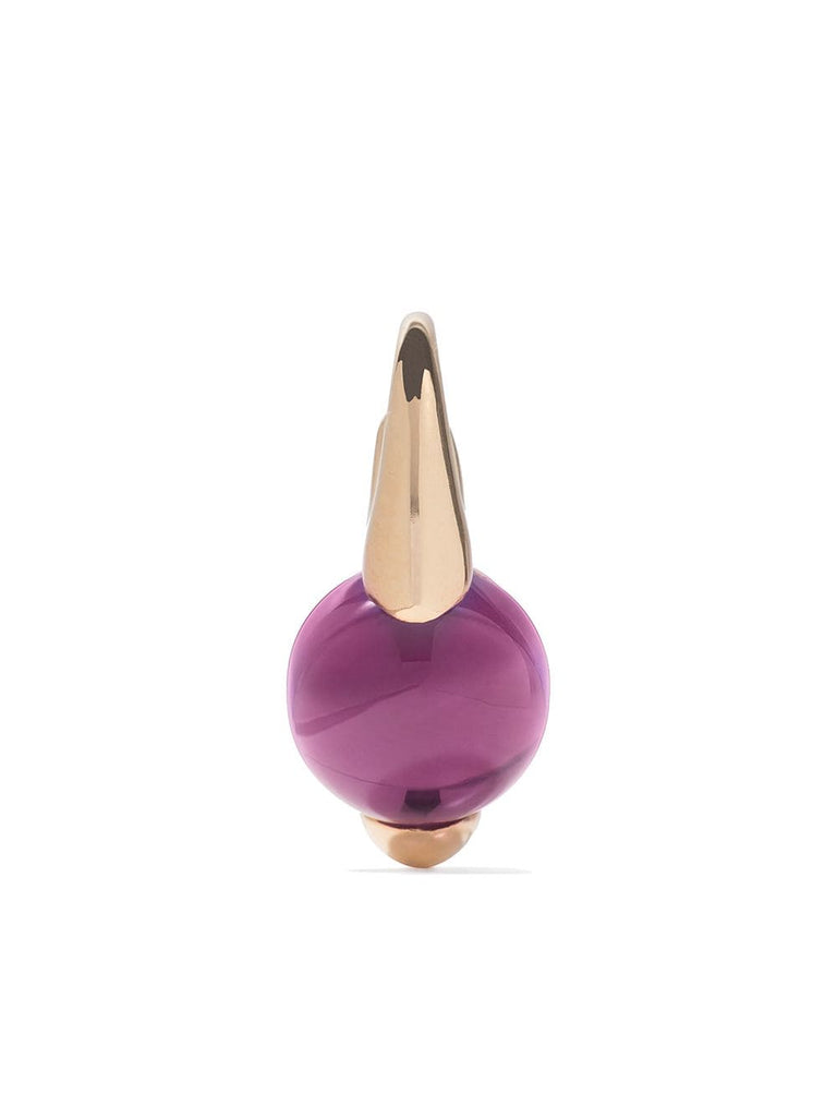 18kt rose gold M'ama non m'ama amethyst earring