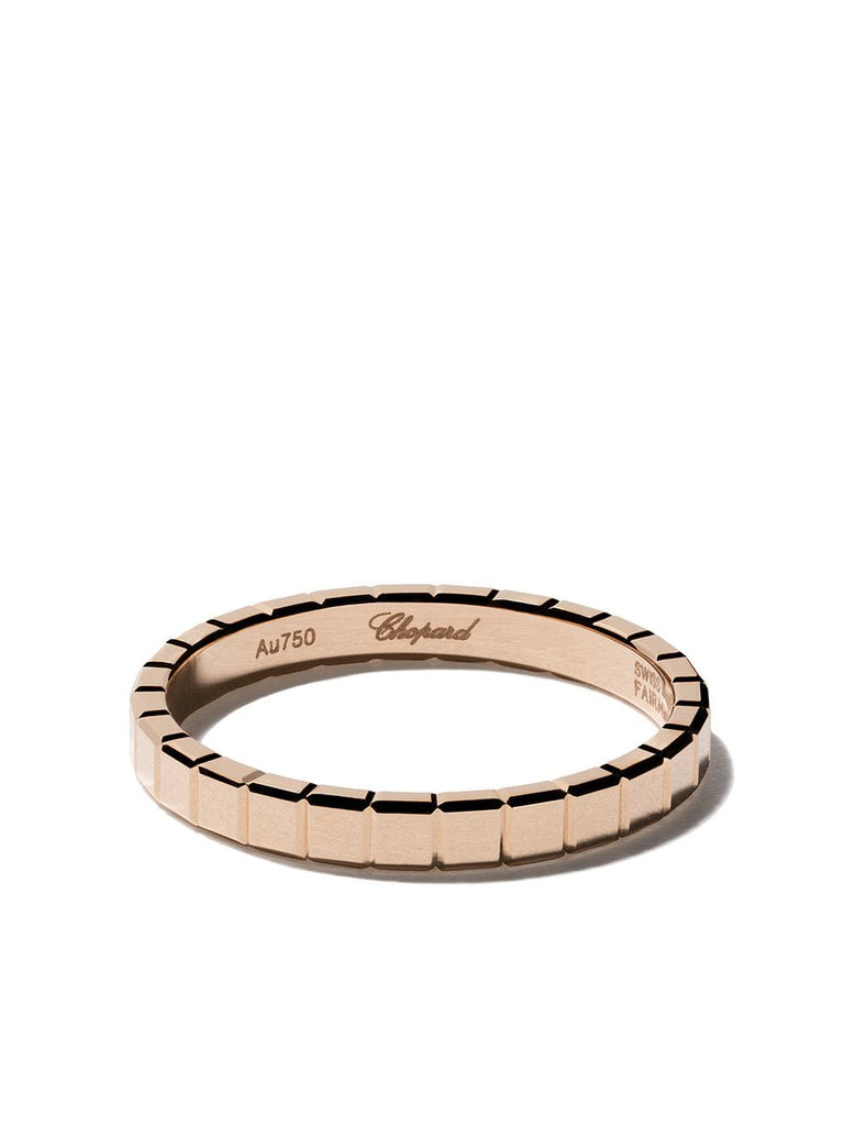 18kt rose gold Ice Cube Pure ring