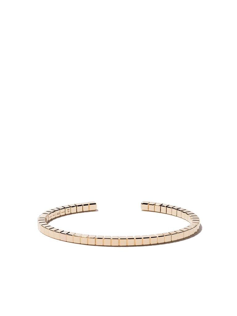 18kt yellow gold Ice Cube Pure bangle