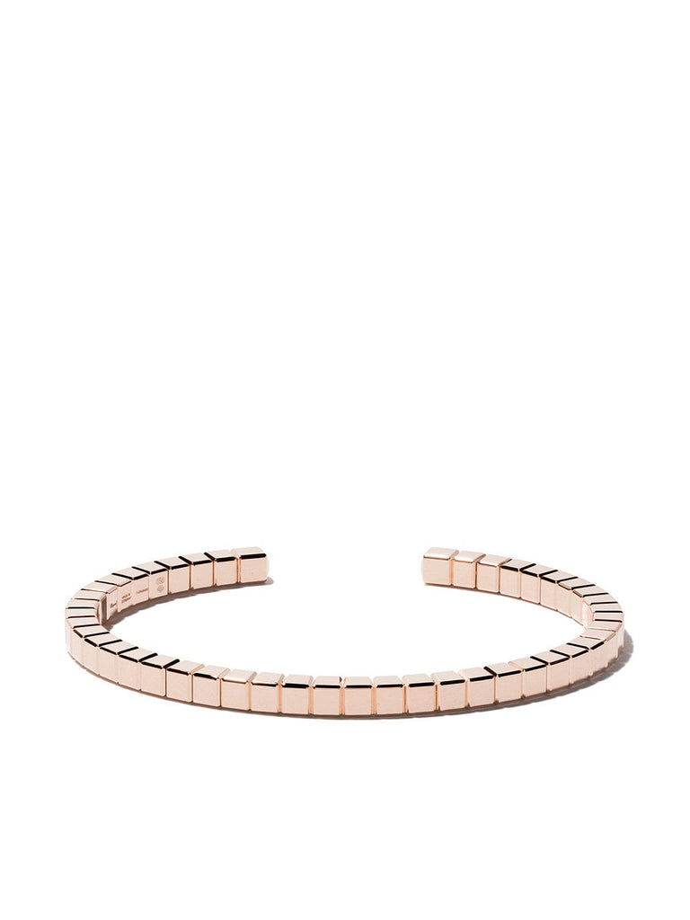 18kt rose gold Ice Cube Pure bangle