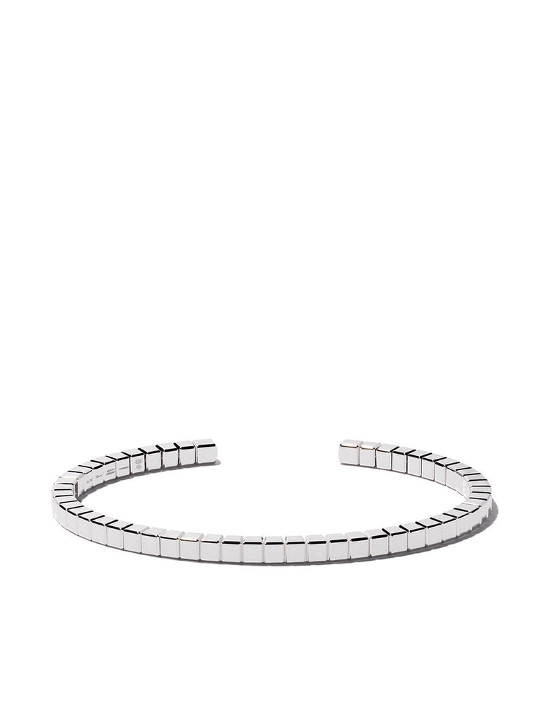 18kt white gold Ice Cube Pure bangle