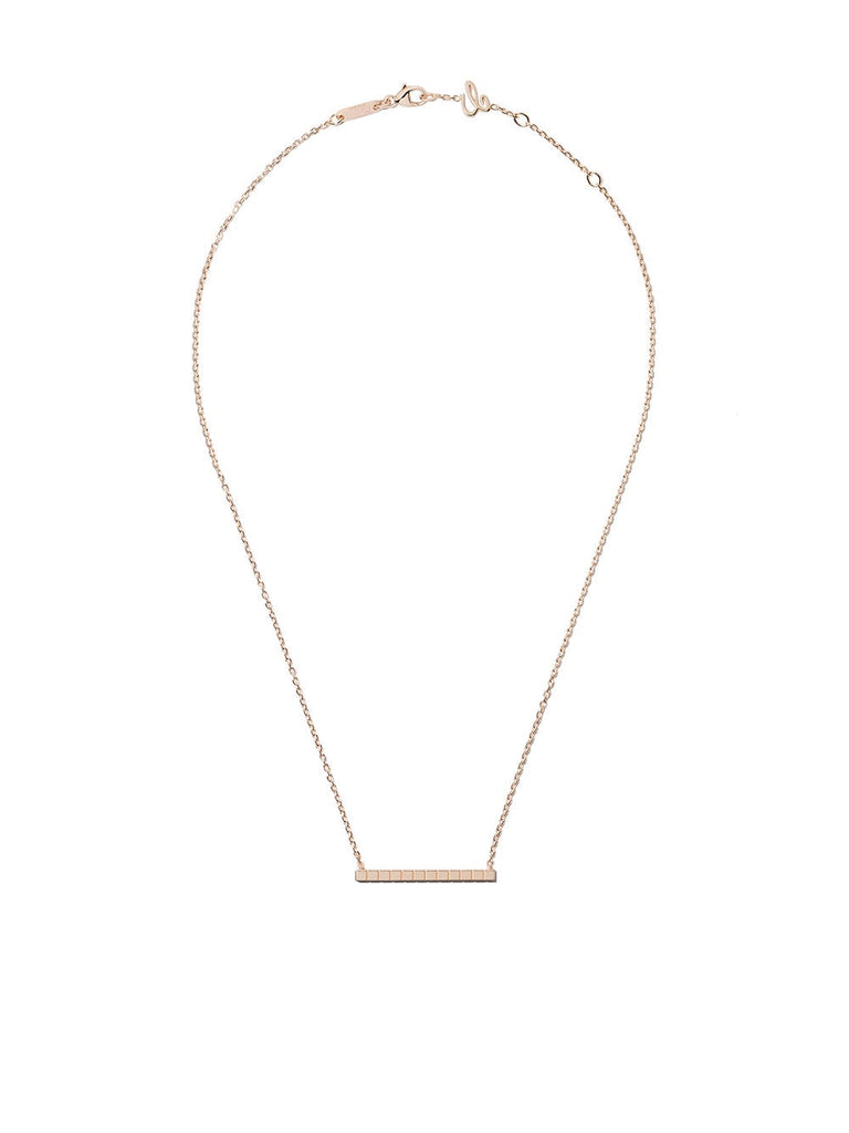 18kt rose gold Ice Cube necklace