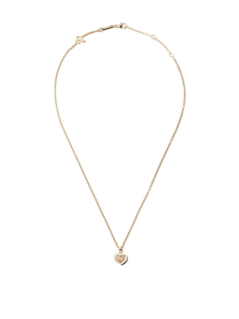 18kt yellow gold Happy Diamonds Icons pendant necklace