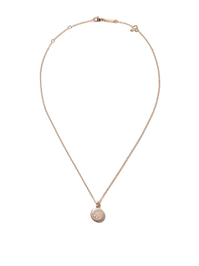 18kt rose gold Happy Diamonds Icons necklace