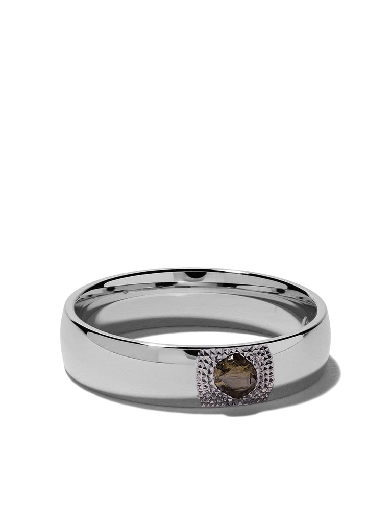 18kt white gold Talisman diamond 5mm band