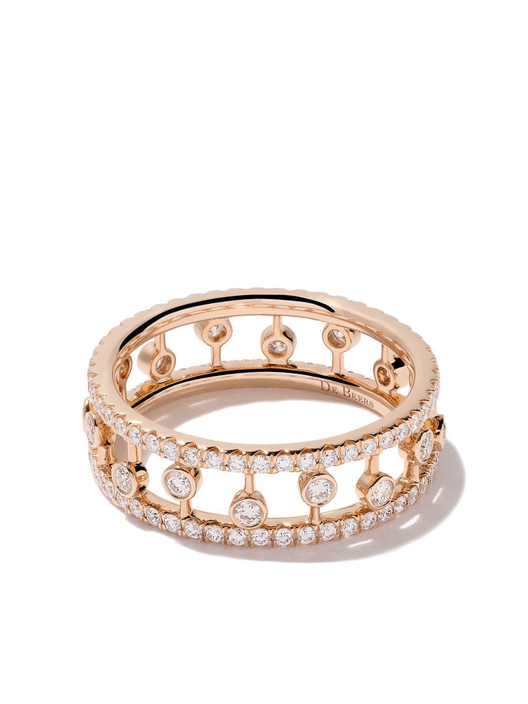 18kt rose gold Dewdrop diamond band