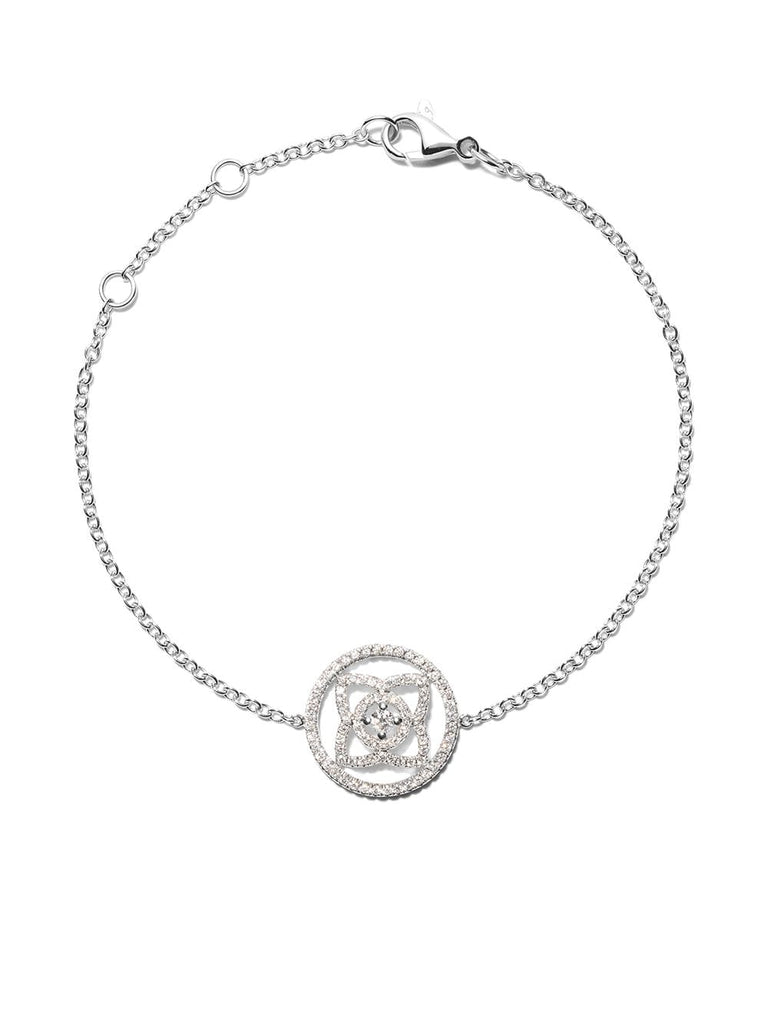 18kt white gold Enchanted Lotus Openwork diamond bracelet