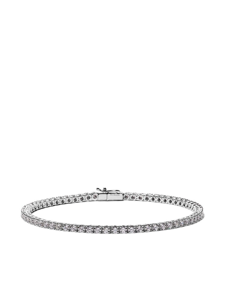 18kt white gold Eternity Line diamond bracelet