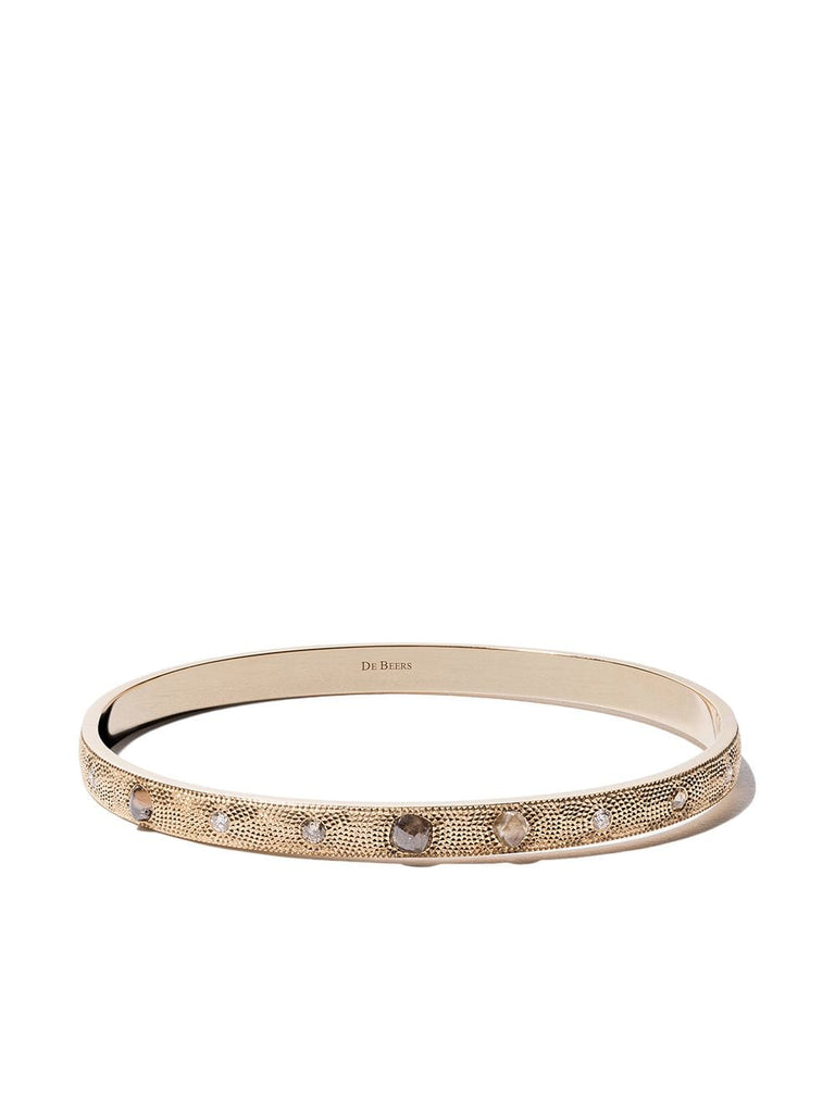 18kt yellow gold Talisman diamond bangle