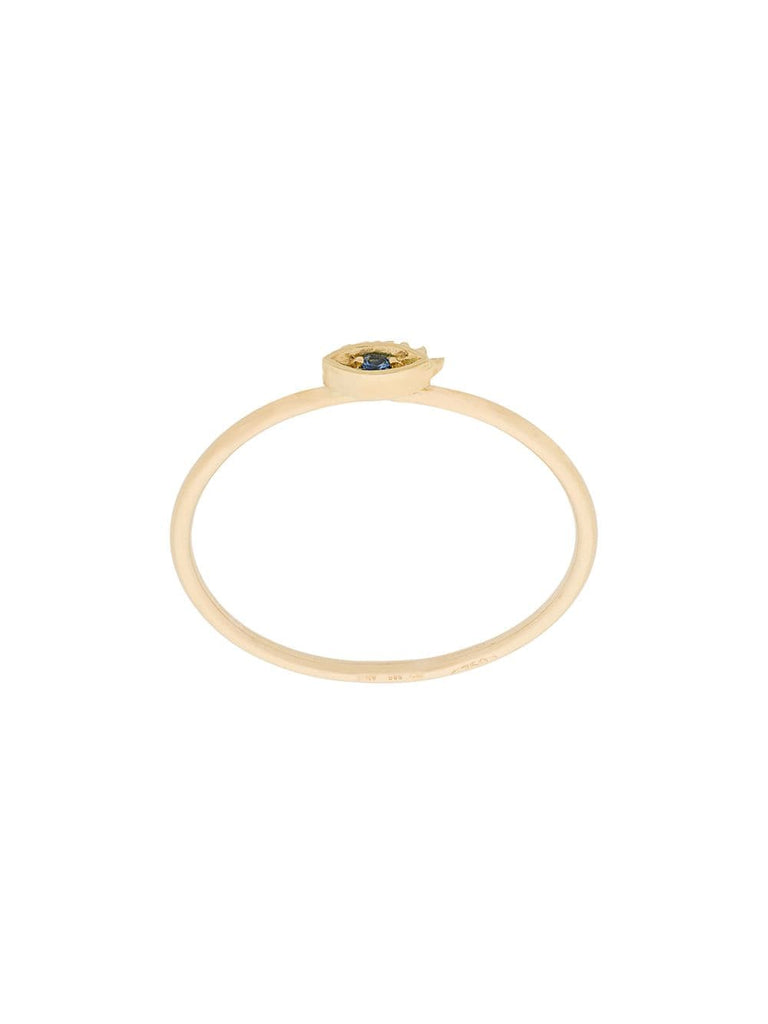 18kt yellow gold Micro Eye ring