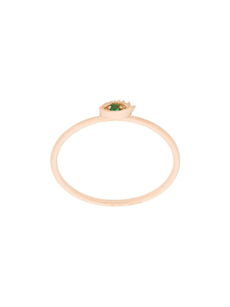 18kt rose gold Micro Eye ring