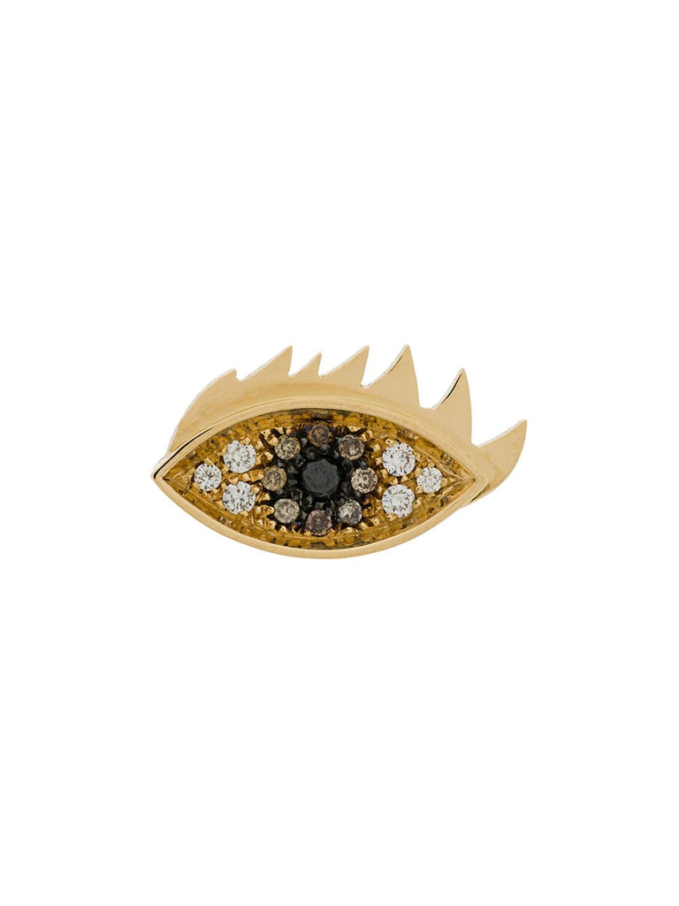 18kt yellow gold Eyes on Me stud earring