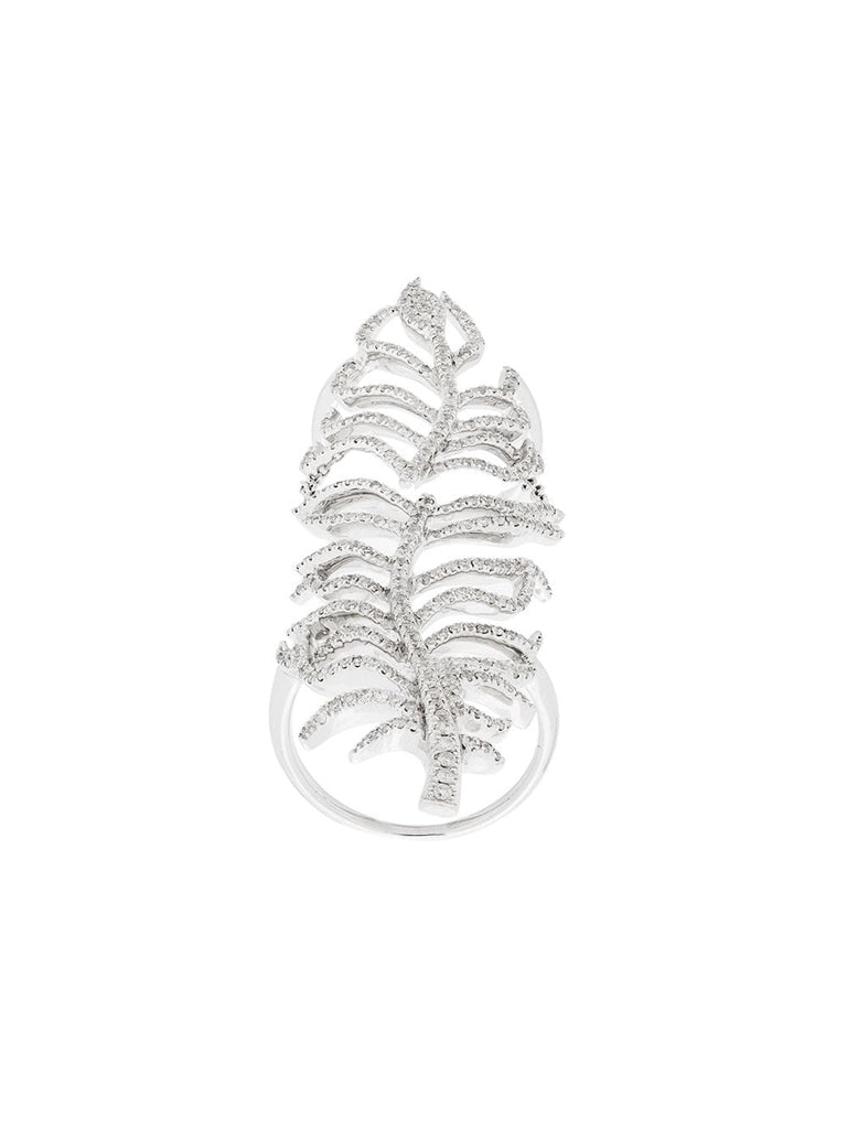 leaf cuff ring