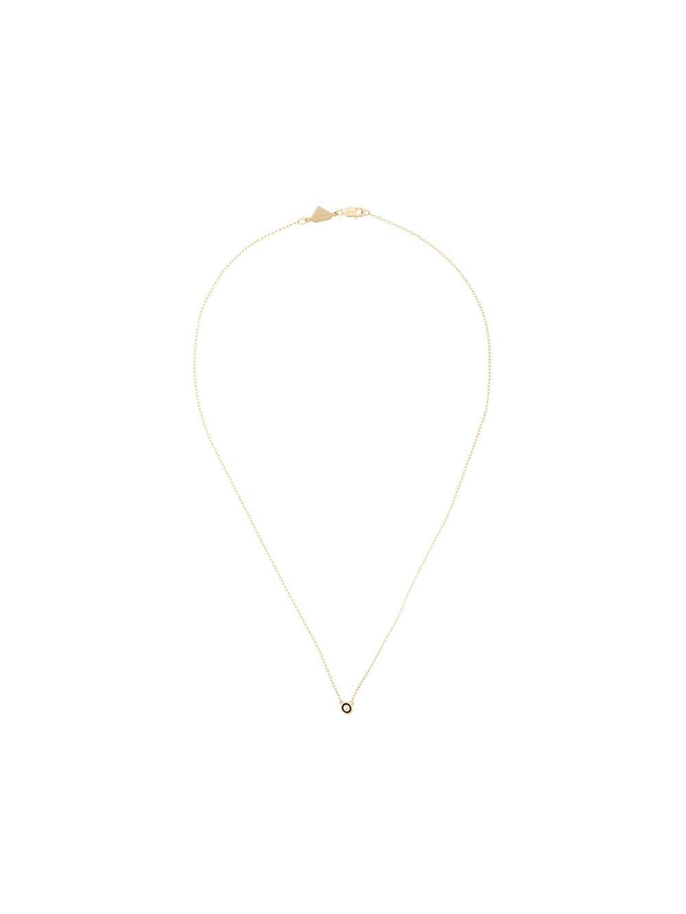 14kt yellow gold Salt diamond necklace