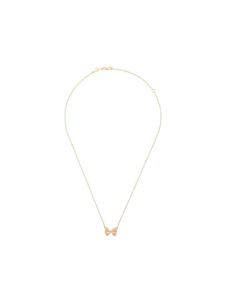 14kt yellow gold Bowtie necklace