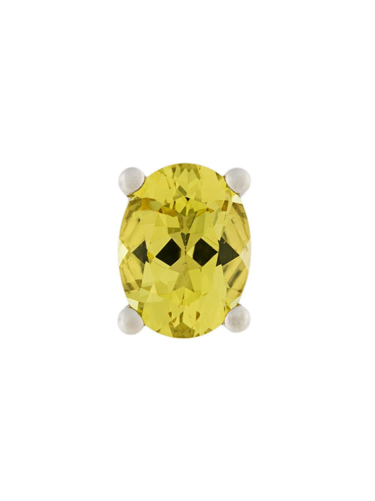 18kt gold Dots Solitaire beryllium earring