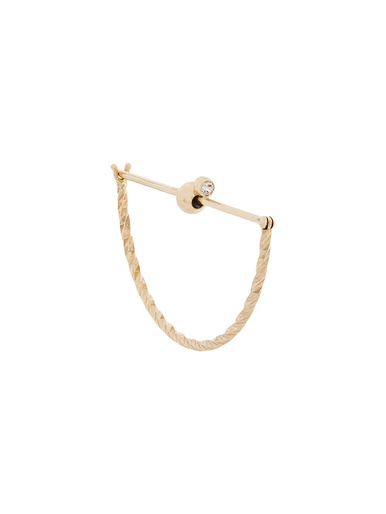 14kt gold Ally D earring