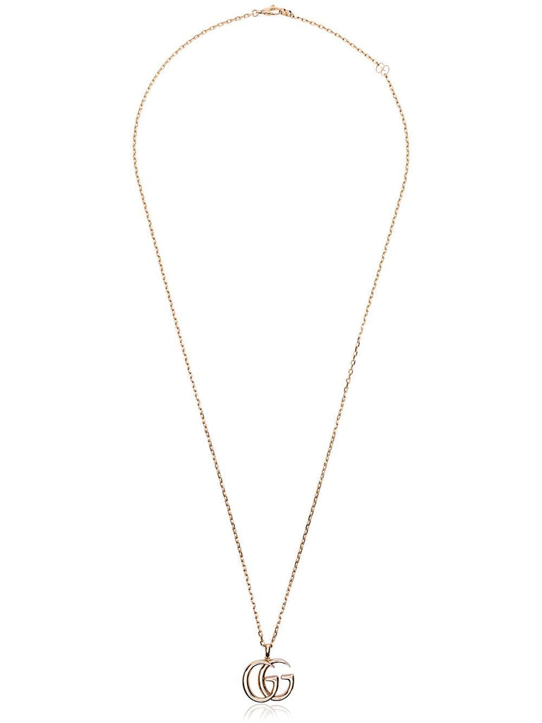 18k yellow gold Double G necklace