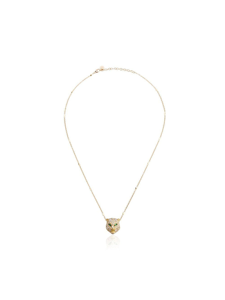 18kt Gold Cat Le Marché des Merveilles necklace